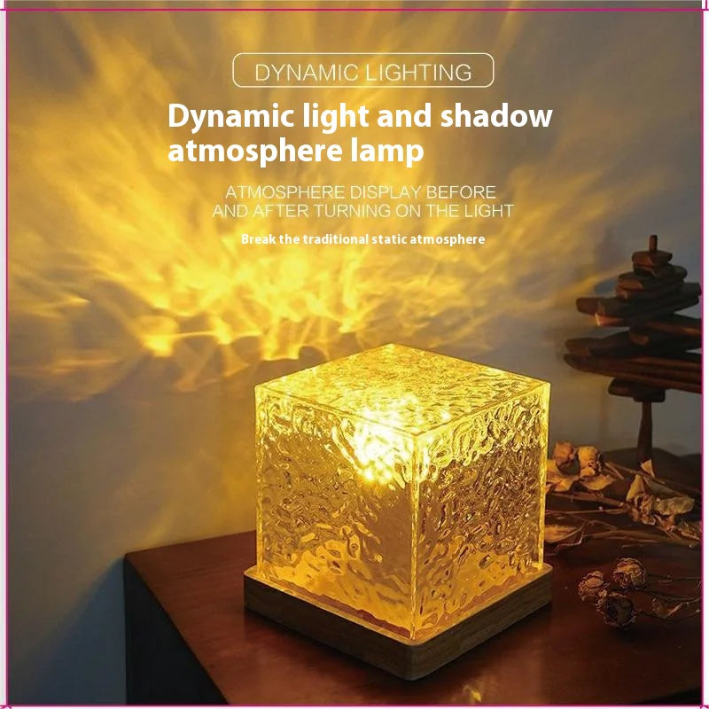 Rotating Water Wave Ambience Lamp