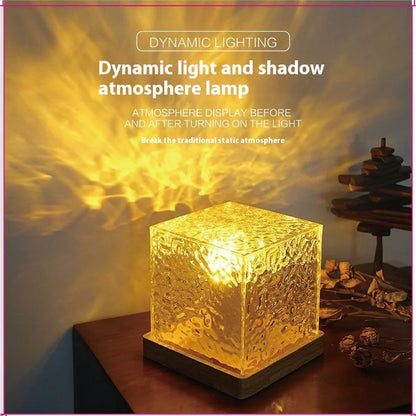 Rotating Water Wave Ambience Lamp