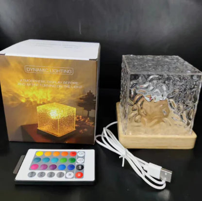 Rotating Water Wave Ambience Lamp